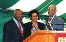 BlackandChristian.com founder and president at Harvard Divinity School Alumni/ae Awards Luncheon, June 2002
Cambridge, MA